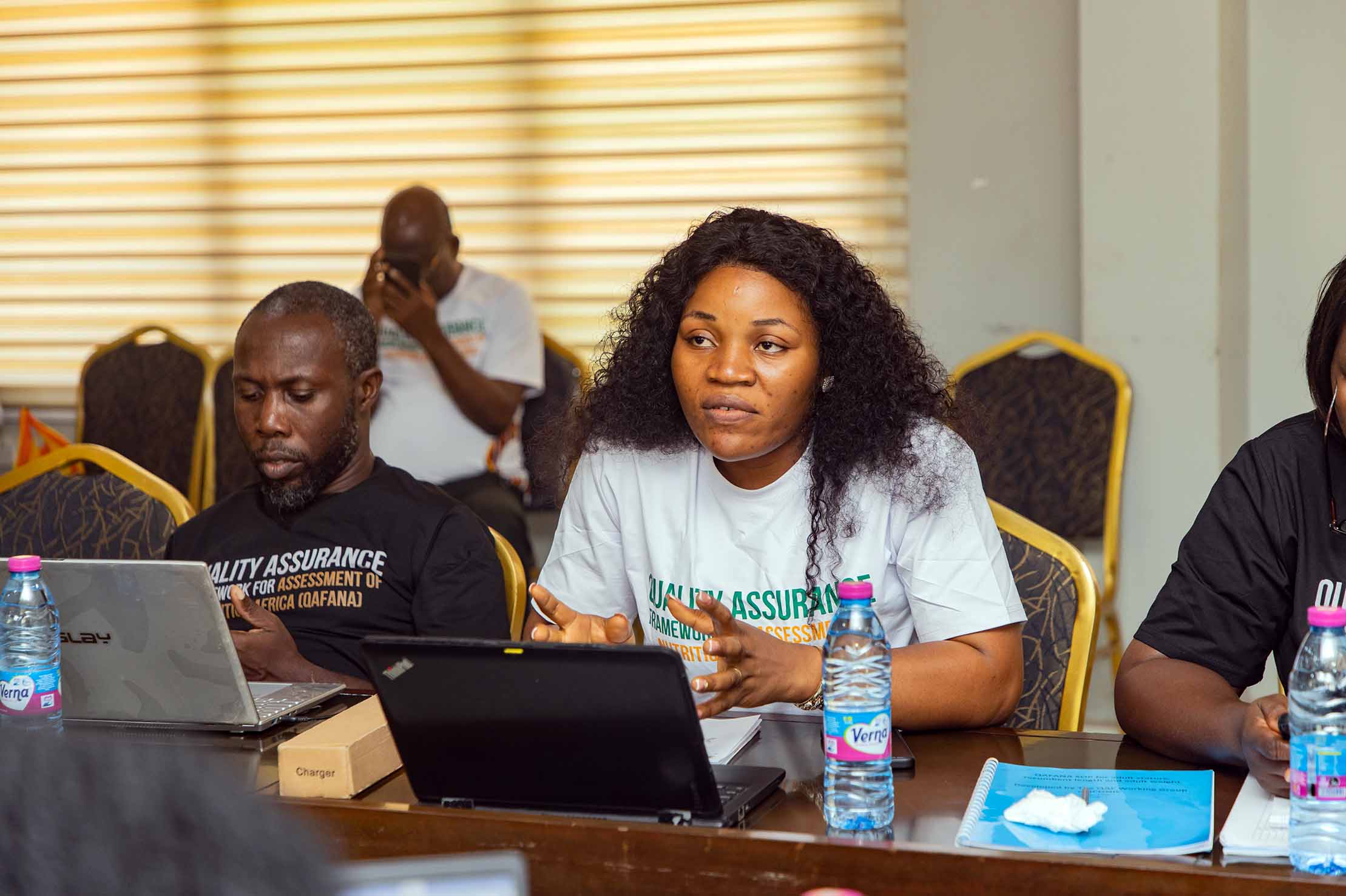 CVG Centre Director - Nutritional Assessment during the QAFANA workshop in Ghana